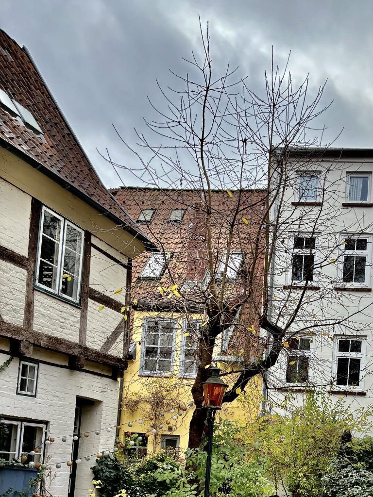 Gang in Lübeck