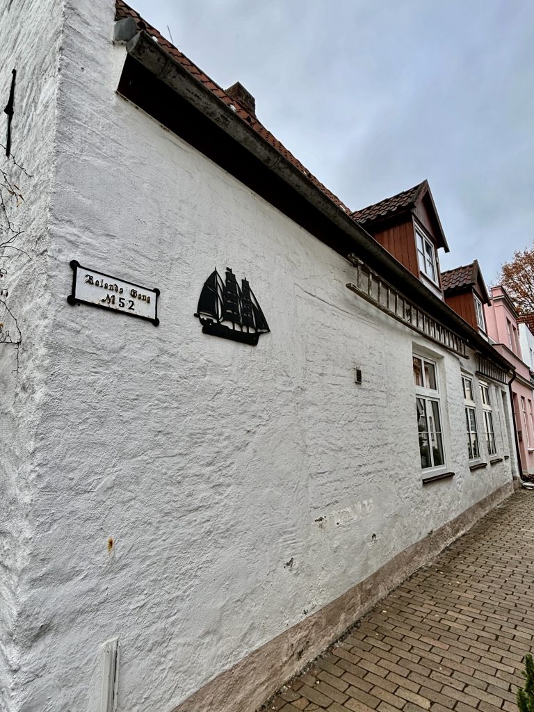 Gang in Lübeck