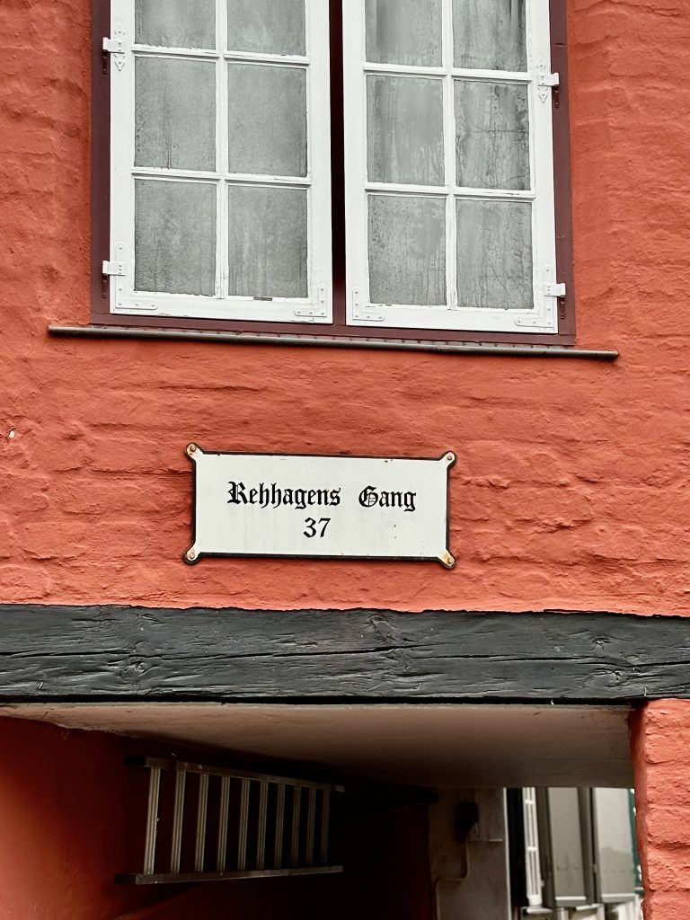 Gang in Lübeck