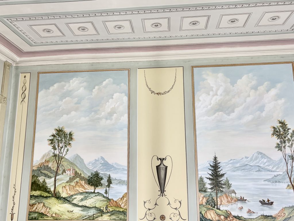Restaurierte Wand im Lübecker Behnhaus