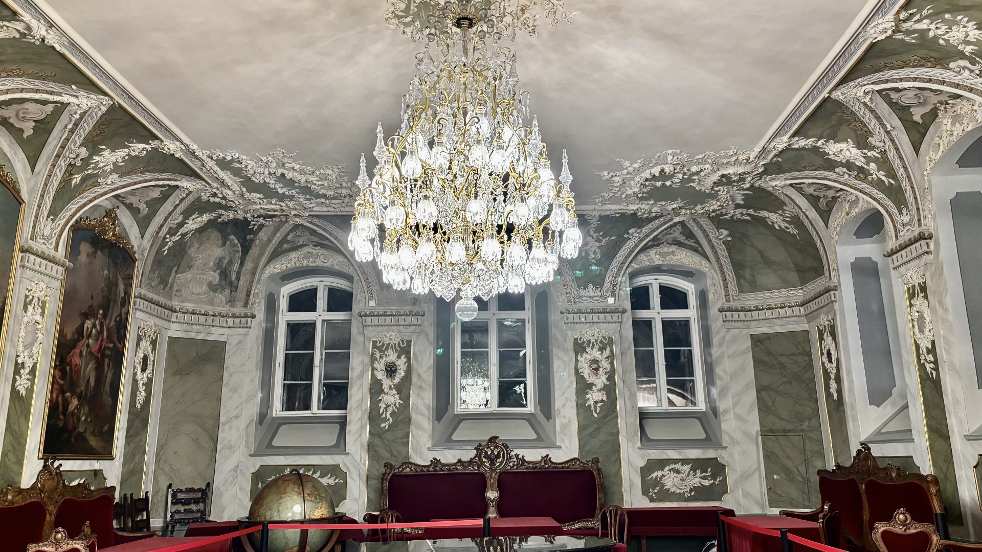 Der Audienzsaal im Lübecker Rathaus