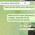 Bewertungs-Fake auf WhatsApp