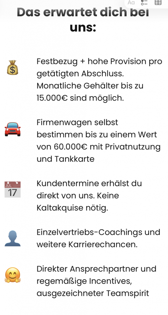 Anzeige auf Instagram von Dine und Sleep