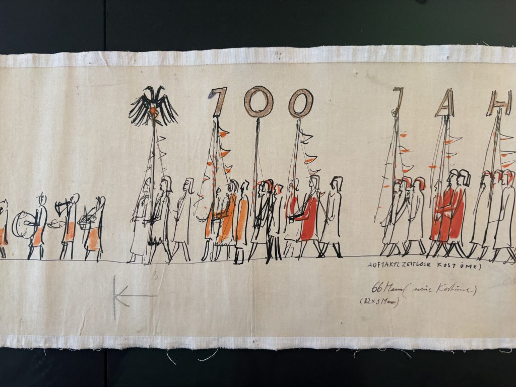 Grafikrolle von Alfred Mahlau im Lübecker Behnhaus Drägerhaus